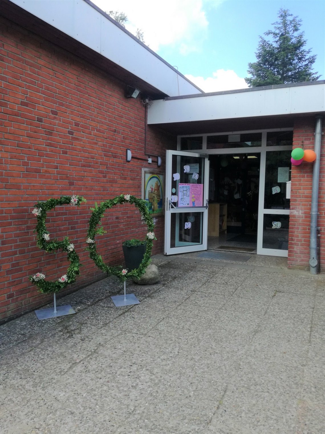 Eingangstür von außen